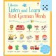 Listen and learn first German words