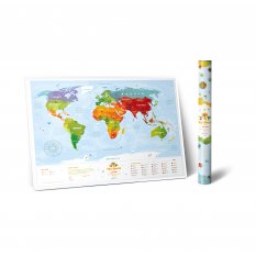 MAPA INTERAKTYWNA ŚWIAT Travel Map™ Kids Sights